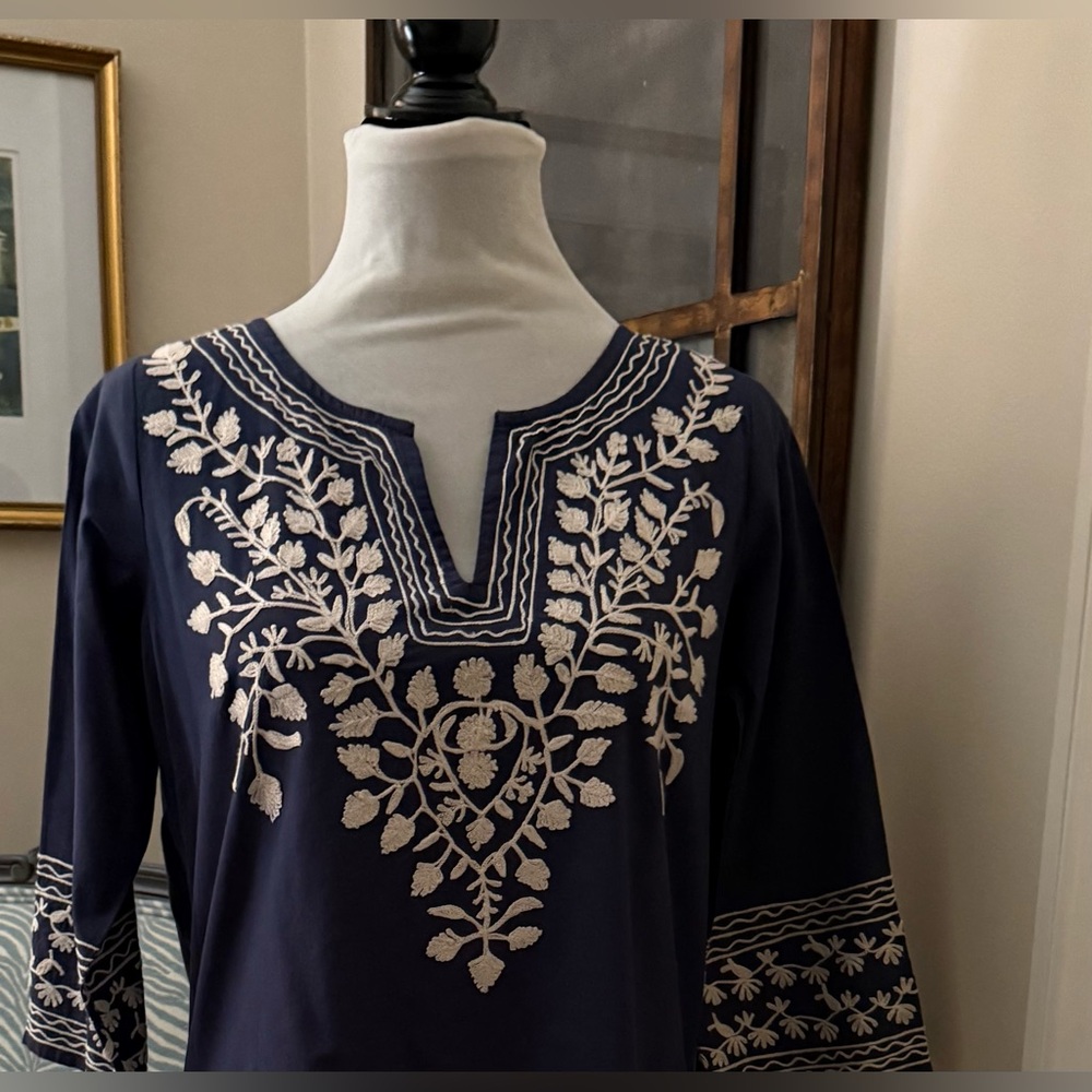 GRETCHEN SCOTT EMBROIDERED TUNIC - Picture 2 of 5